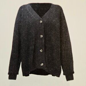 Cabi Snug Cardigan Size Medium Color Charcoal, Never worn